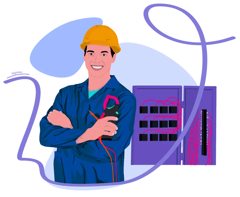 électricien en formation habilitation électrique