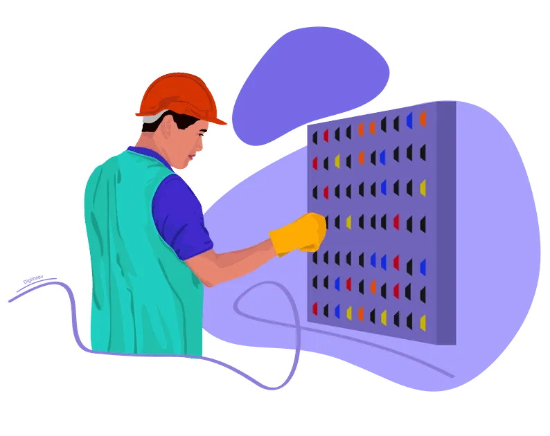  électricien en formation pratique de l’habilitation